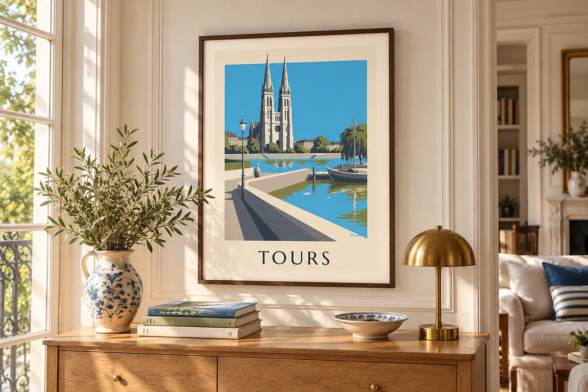 The most beautiful landscapes of France in posters
