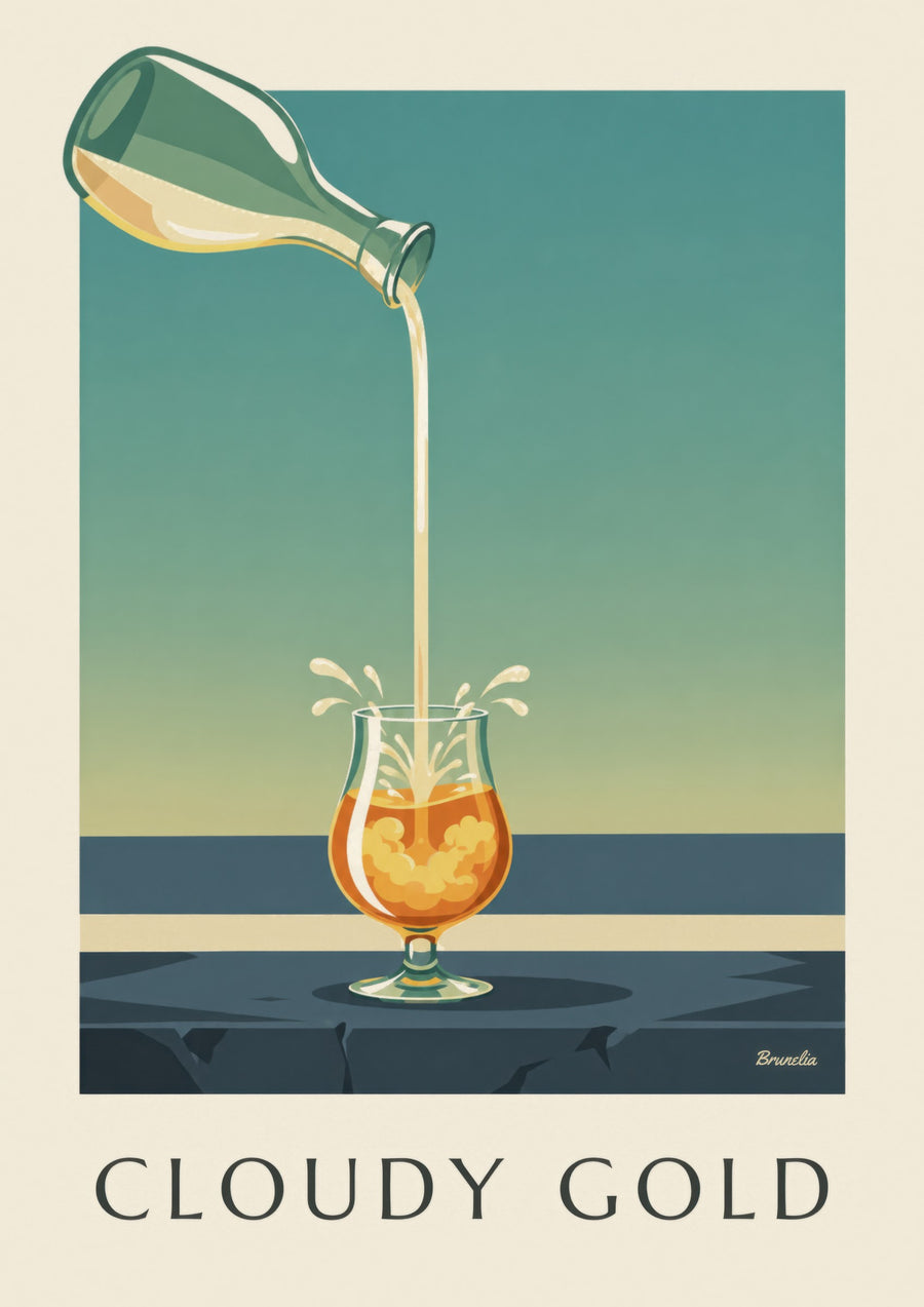 Affiche pastis et eau fraîche