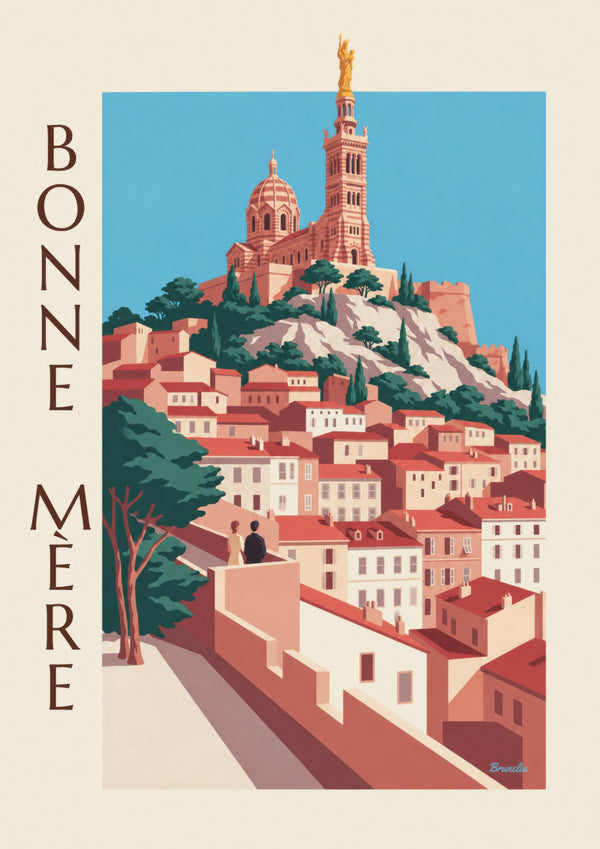 Affiche Notre-Dame-de-la-Garde à Marseille