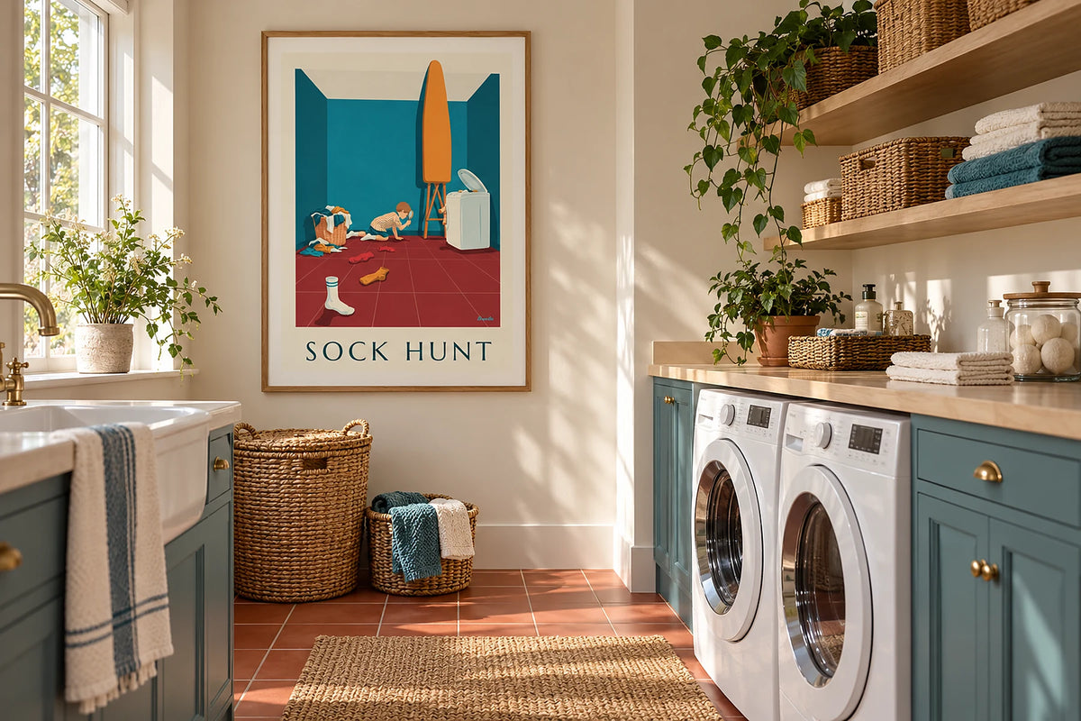Choosing a Poster for a Laundry Room