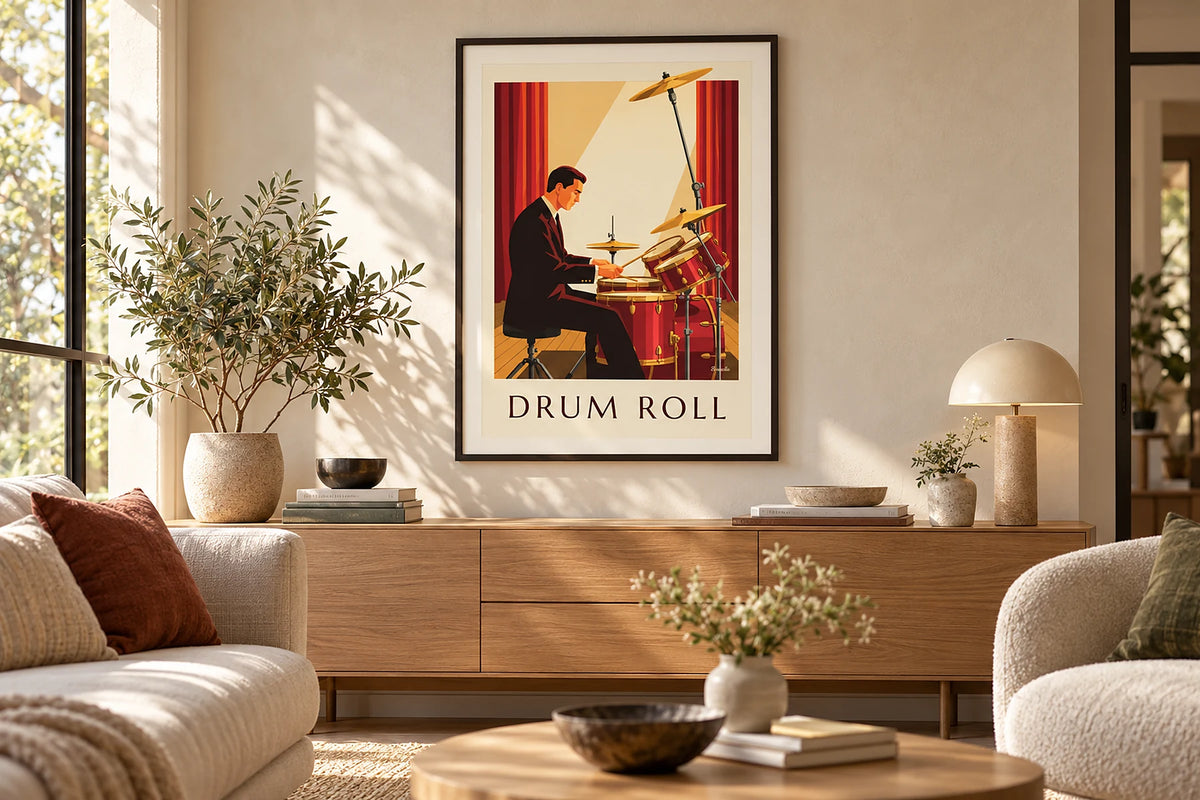 Choosing a Poster for the Living Room: Subject and Layout